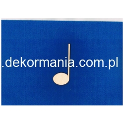 Nuta ( ćwierćnuta ), nutka , muzyka - h- 10x4 cm, nutki
